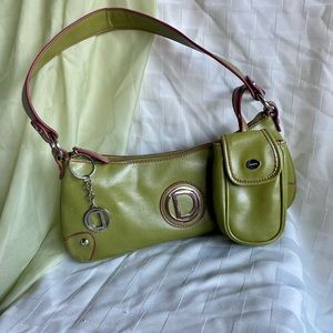 Y2K Leather Baguette Mini Purse Nine West